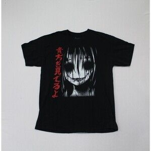 Spencers Men Black Tee Shirt Watching You Creeps Size Large